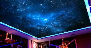 Натяжной потолок звездное небо Находка, цена от 5240 руб.
